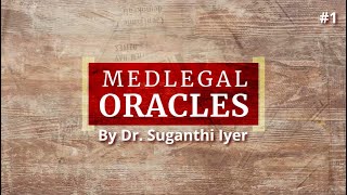 Medlegal Oracle Episode 01 - Dr. Suganthi Iyer (MBBS, LLB)