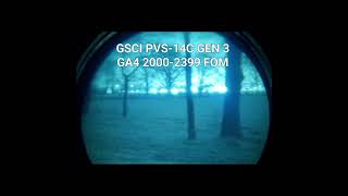 POV Night Vision GSCI PVS-14 (PVS14) Gen 3 GA4 2000-2399 FOM WHITE