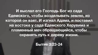 проповедь:Второй Адам.Иисус Христос -последний Адам. Ю.Стогниенко