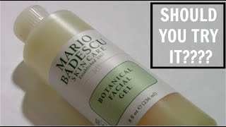 Mario Badescu Botanical Facial Gel Product Review