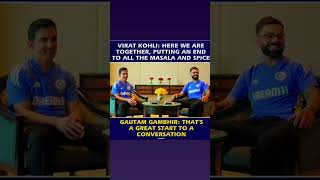 A special interview with Gautam gambir and Virat Kohli #Viratkohli#Cricket#Jiocinema#Rohitsharma#t20