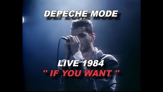 Depeche Mode Live In Hamburg1984 '' If You Want ''