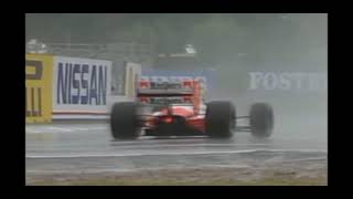 Senna spinning in rain