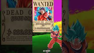 GOKU WANTED POSTER || PART-4 || #shorts #goku #dbs #viral #million #trending #trend #ytshorts