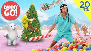 Winter Dance Party Mix! 🎄🎁 🍭 | Christmas Dance Compilation | Danny Go! Holiday Songs for Kids