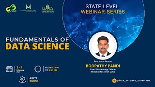 STATE LEVEL WEBINAR SERIES | DAY 2- Fundamentals of DATA SCIENCE | 2 Feb 2023 Thursday 7pm - 8.30pm