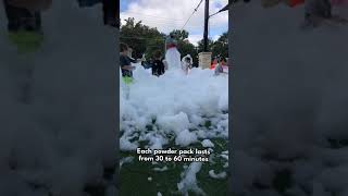 #foammachine #summercamp  Foam Machines -Kids of all ages enjoy the easy to use foam party equipment