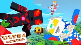 Ultraman School 'Enrollment' | Monster School Graduation : Minecraft Animation