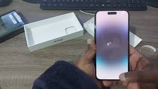 My First iPhone 14 Pro MAX Unboxing (Balck 128 GB)| eSIM Activation|  ✨💛 Cases and Accessories 💛✨|