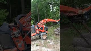 Moving Pine Logs for Milling