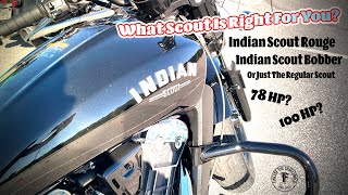 What Indian Scout Fits Your Style? Indian Scout Rouge Or The Scout Bobber Twenty?