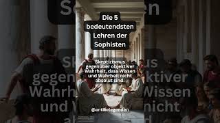 Die 5 bedeutendsten Lehren der Sophisten