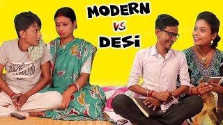 Sunil Pinki New Comedy || Modern vs Desi || Film Star Celebrity