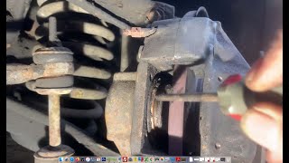 Mercedes w113 Pagoda stuck brake fix - emergency quick repair