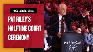 Pat Riley's Official Court Dedication Ceremony At Kaseya Center | October 23, 2024