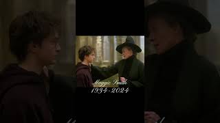 We will miss you Maggie❤️ #crying #harrypotter #mcgonagall #remember #forever #maggiesmith