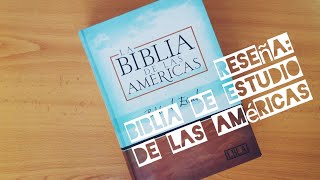 Biblia de estudio DE LAS AMERICAS / Guia COMPLETA / Guia de como utilizarla Reseña - REVIEW / LBLA