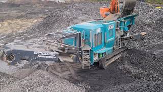 Powerscreen Metrotrak HA jaw crusher, recycling