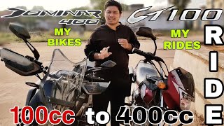 CT 100 VS DOMINAR 400 | MY 2 BIKES | Taju Logics