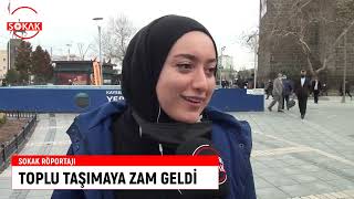 TOPLU TAŞIMAYA ZAM GELDİ