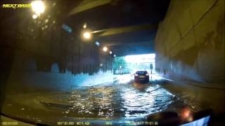 Flooding underpass Blackwall Tunnel