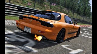 Mazda RX-7 Tuned Nordschleife Lap - 7:26:126 - Assetto Corsa