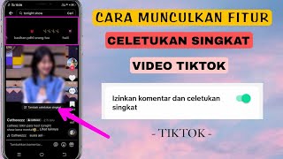 Cara Munculkan Celetukan Singkat Di Video Tiktok Kita