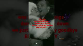 BING CROSBY SINGS🚬We Just Couldn't Say Goodbye💘59record-mix #Shorts