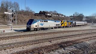 Amtrak 19 with Operation Lifesaver unit 203 and Private Car   Atlanta, GA