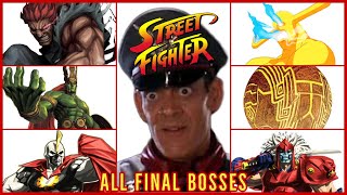 STREET FIGHTER (SPIN OFFS/CROSSOVERS) ALL FINAL BOSSES