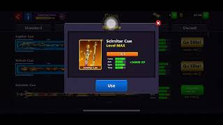 8 Ball Pool - Scimitar Epic Cue Level MAX