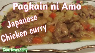 Japanese chicken curry/Pagkain ni amo.