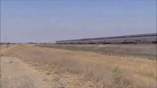 Union Pacific 1983 and Amtrak Meet in Davis