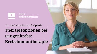 Wann kann die Krebsimmuntherapie bei Lungenkrebs zum Einsatz kommen?