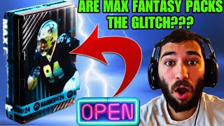 3 CRAZY PULLS IN ONE PACK!!! ARE MAX FANTASY PACKS THE GLITCH??? MADDEN 24 ULTIMATE TEAM