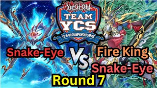 Yu-Gi-Oh Team YCS 3v3 Las Vegas Round 7 - Snake-Eye Fire kings vs Snake-Eye W/ Commentary