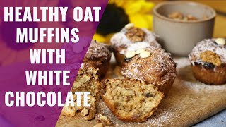 How to make healthy oat muffins with chocolate! Easy recipe