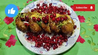 SAGU BARA CHAAT// Sabudana vada chaat 👌