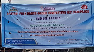 #Apatani Folk Dance -Based Innovative IEC campaign on Immunization being organised by NHM #Ziro .