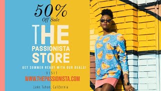 The Passionista Store - Client video advertisement