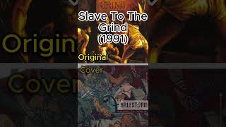 Slave to the Grind | Skid Row vs Halestorm | Metal Covers #54 #shorts #skidrow #halestorm