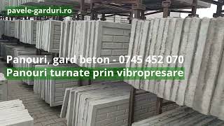 Panouri, gard beton pret la - 0745 452 070