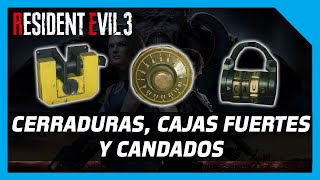 Localización de TODAS las CAJAS FUERTES, CERRADURAS Y CANDADOS en Resident Evil 3