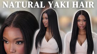 The Most Natural Wig! Yaki Straight Wig Effortless Install Bye Bye Knots Pre-cut Wig Klaiyi Hair