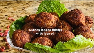 Kidney Beans Falafel (less oil)