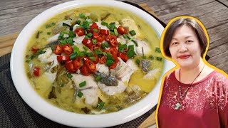 Fish Soup Chinese Sichuan Style | 酸辣鱼汤