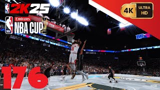 NBA 2K25 =My Career= [PC] (4K) EP176 {4th Year} {NBA Cup: Group Play} {Bulls @ Nets}