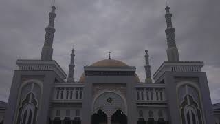 Free Footage Beautiful Mosque in Mempawah City