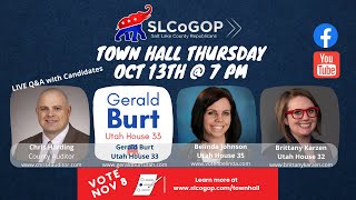 Town Hall Oct 13th 7PM