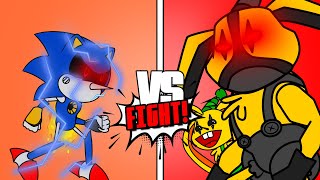 METAL Sonic vs METAL Bunzo Bunny & Bunzo Bunny - Toon Punch EP8 (Bunzo Bunny Poppy Playtime)